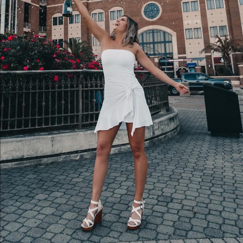 Perfect Graduation White Dress